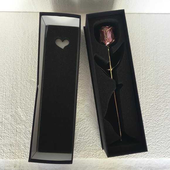 Eternal Love Rose Dipped in 24k Gold Foil V14 - Picture 8 of 9